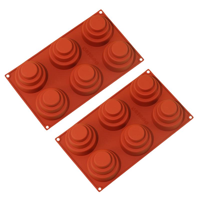 

WTEMPO 1 шт. 6 полостей для кофе, простая форма для мусса, торта, сделай сам, кухня, столовая, силиконовая форма, креативные инструменты для выпечки шоколада и печенья 29.8*17.3*6cm кофейный