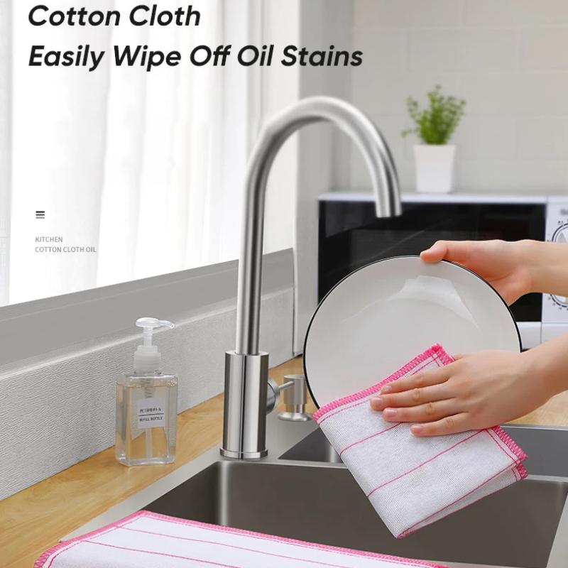 Dishcloth Thickened Dishcloth Kitchen Cleaning Rag Dish Towel