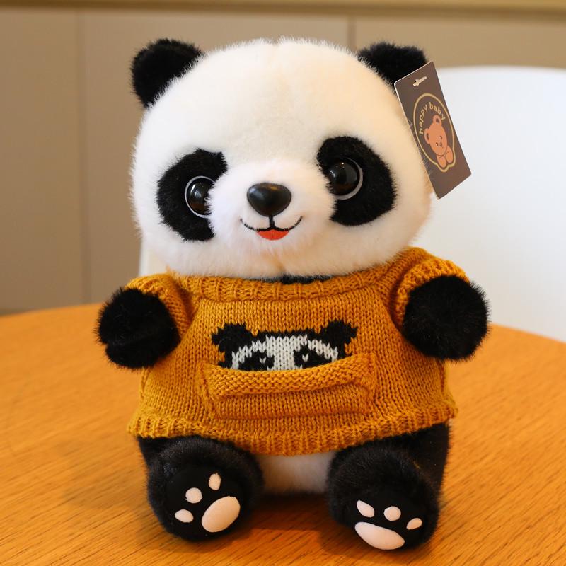 Adorable Giant Panda Plush Toy - Realistic Stuffed Animal for Kids