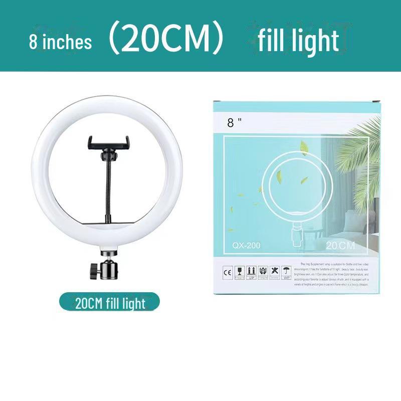 Multi-size Photography Beauty Ring Light (6", 8", 10", 12", 13", 14", 18", 22") - Three-Color Live Fill Light