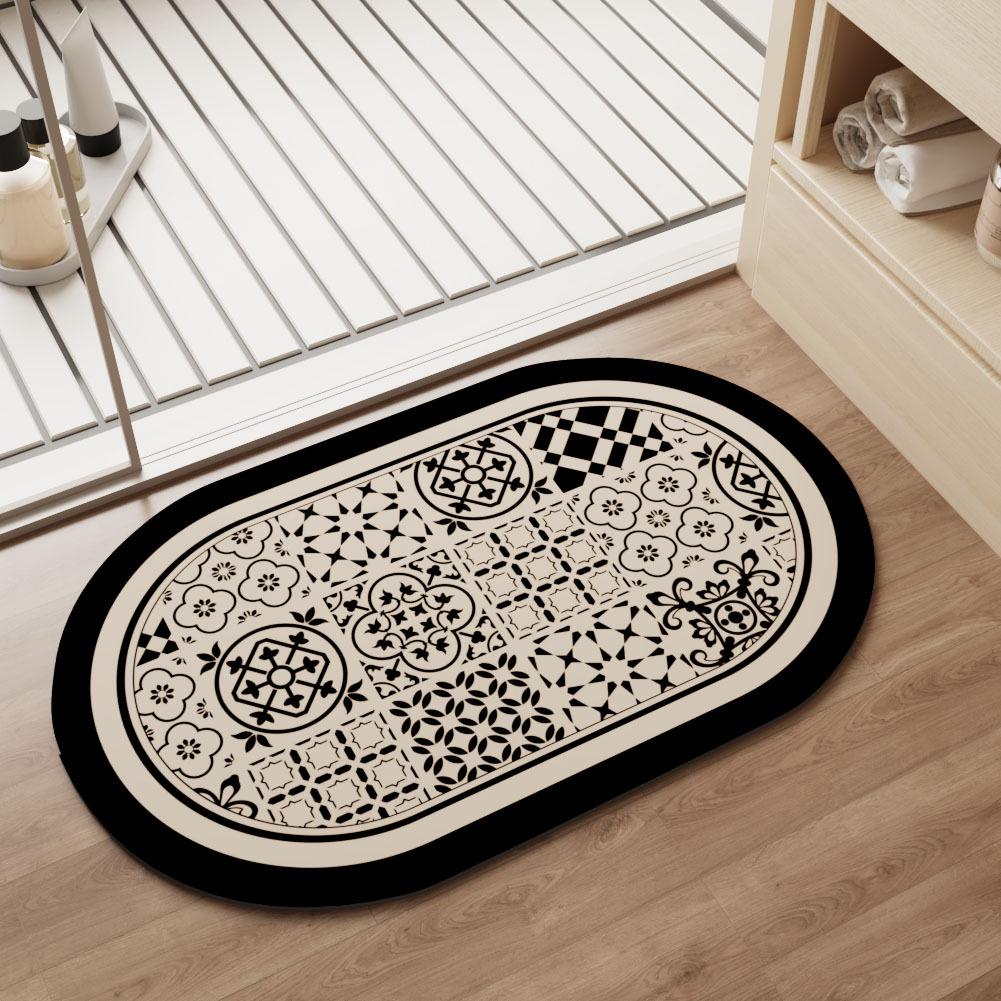

Absorbent, Dirt-Resistant, Non-Slip, Quick-Drying Diatom Mud Bathroom Floor Mats 40x60cm