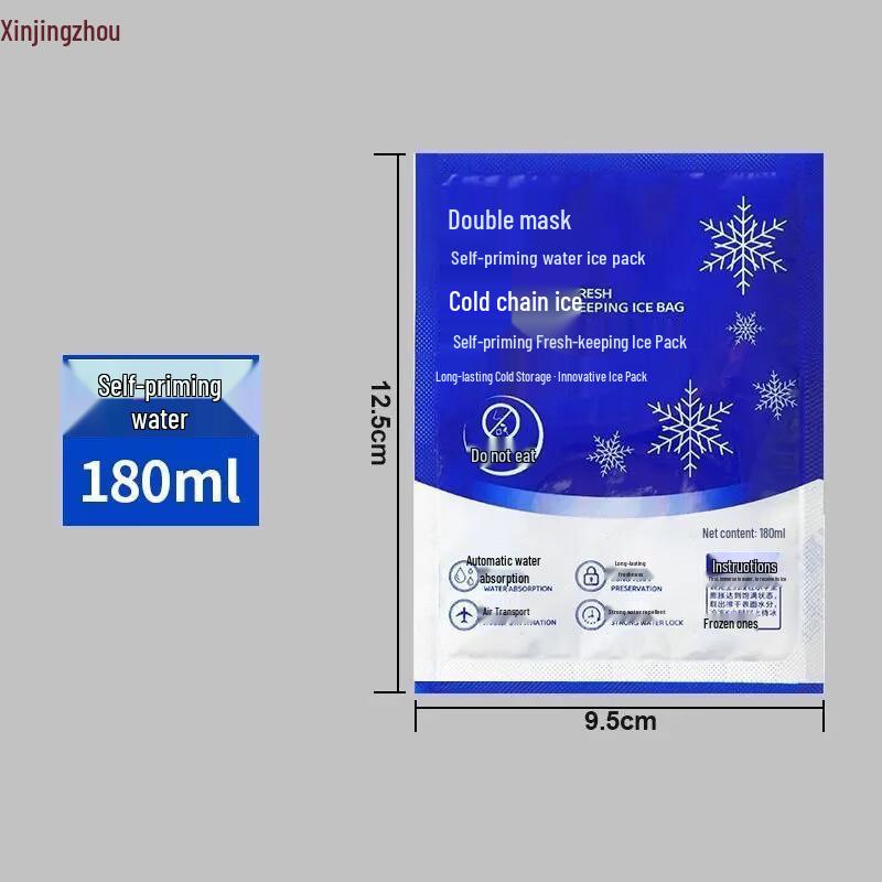 Self-Absorbing Disposable Ice Packs for Fresh-Keeping & Cooling