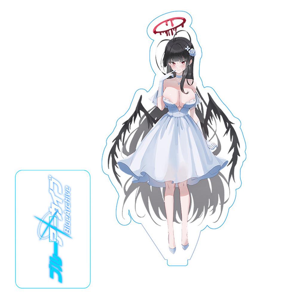 Hot Anime Blue Archive Takanashi Hoshino Cosplay Game Acrylic Action Figure Stand Model Toy Decor Prop Fans Collection Gift