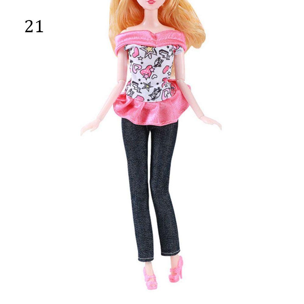 Modă Copii Cadou Jucărie 2021 Accesorii Păpușă Haine Fată Rochie Păpuși Ținută Casual