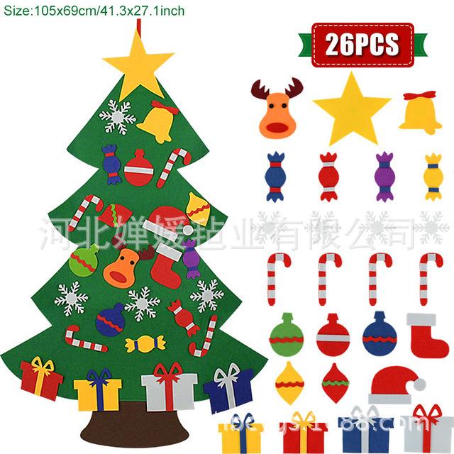 3D DIY Felt Christmas Tree Decoration Pendant