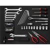 [Tone] Combination Tool Set K700 (1/2 inch drive) 57-Piece Red