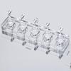 5/10 Grid Non-Magnetic Nail Stand Nail Sample Display Stand Nail Training Stand With Tray For Nail Polish Tips Nail Painting