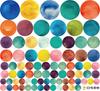 Rainbow Color Dots Star Wall Sticker For Kids Room Children Home Decor Decals Creative Removable Living Room DIY Vinyl Stickers