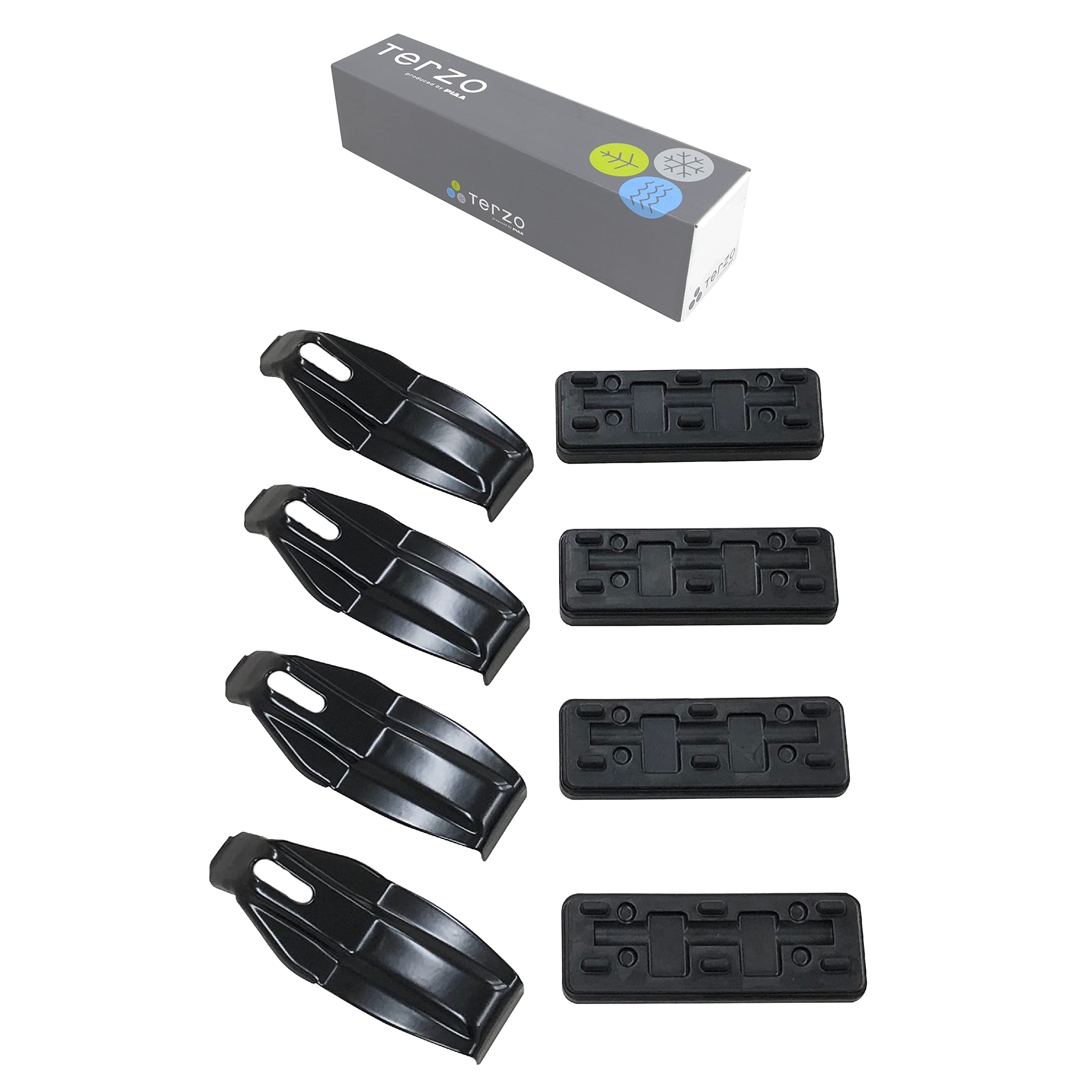 

Terzo Roof Carrier Set of for Honda (by PIAA) Rack/Base Holder, 4, Black, CR-V RW1.2/RT5.6 (EH436/EH436) чёрный