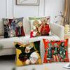 S-Soul E-Eater Animation Pillow Case Square Pillow Bedroom Sofa Leisure Comfort Cushion Car Living Room Home Decoration