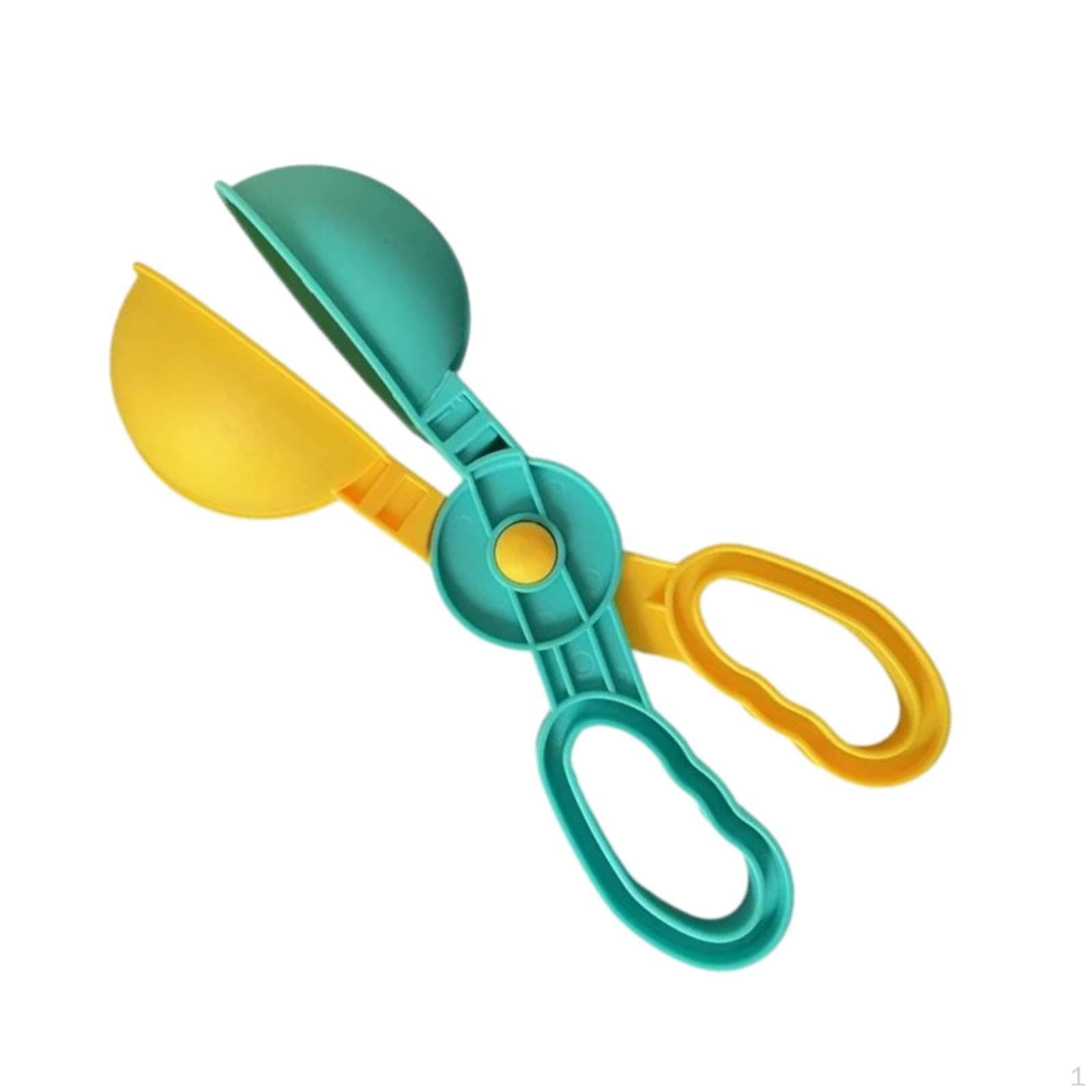 

Инструмент для изготовления снежков с зажимом для снежной игры с ручкой и мячом для детей жёлтый