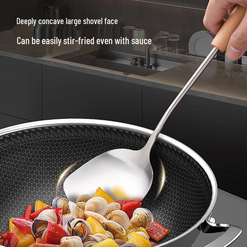 Thickened 304 Stainless Steel Wok Spatula