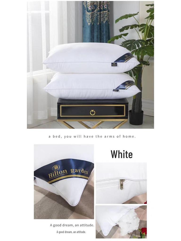 Five-Star Hilton Hotel Neck Support Pillow for Adults and Students, Perfect for Exhibitions and Gifts