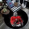 Becks pattern round rug,Carpet Rug for Living Room Bedroom Playroom ,Non-slip Floor Mat,Holiday Gifts and Birthday Gifts.