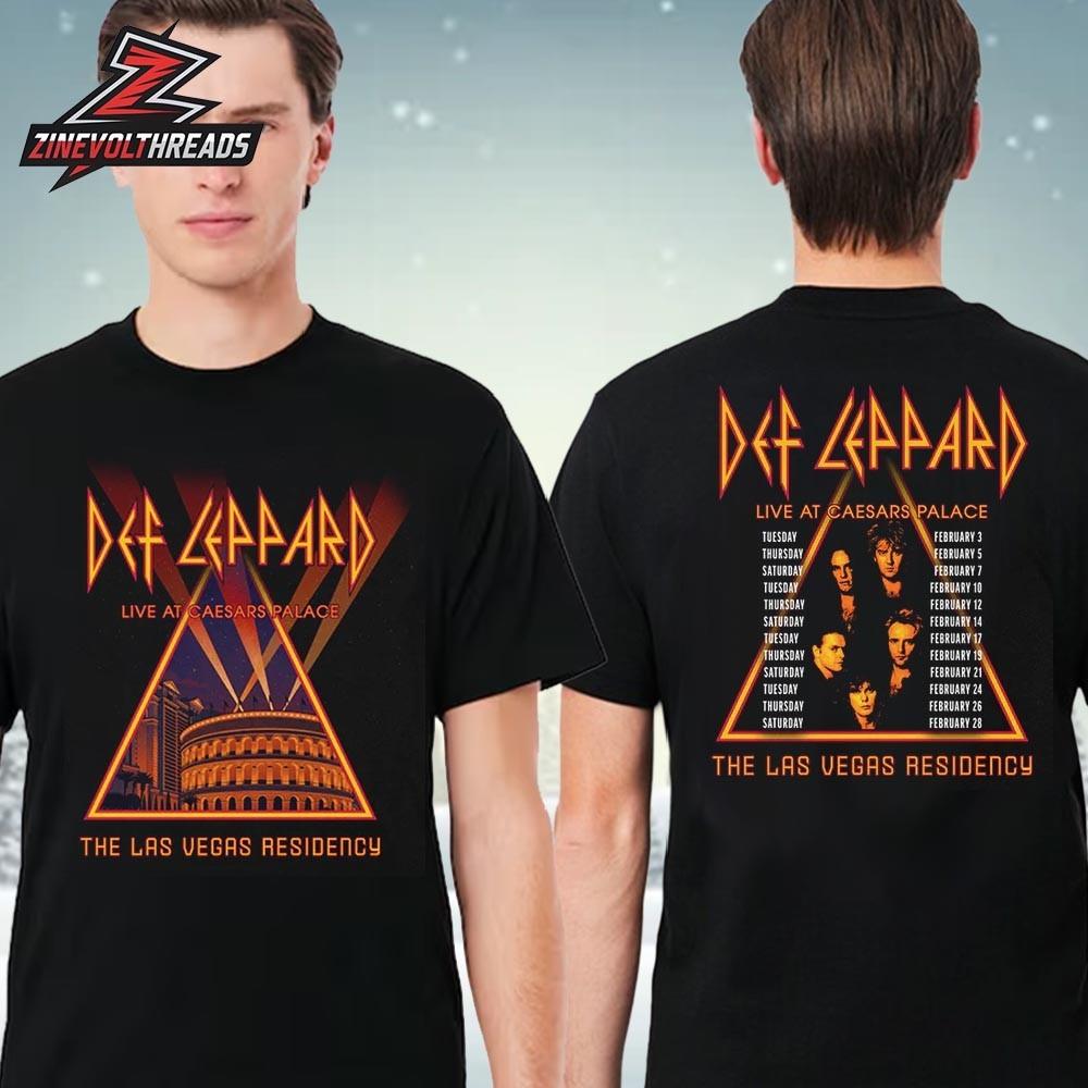 New Def Leppard The Las Vegas Residency Colletion S-234XL shirt PA012 S