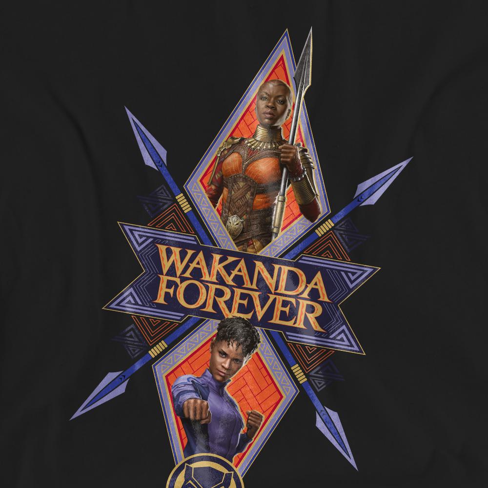 Black Panther: Wakanda Forever Unisex Adult Shuri Okoye Diamond T-Shirt