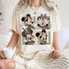 The Latest Hotselling Disney Tshirt Shortsleeved Retro Minnie Hunting Loose Breathable Tshirt Womens Clothing