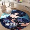 Personalized Genshin Impact Round Chair Office Rug - Perfect for Mat, Office Chair & More - Ideal Gift for Birthdays and Holidays