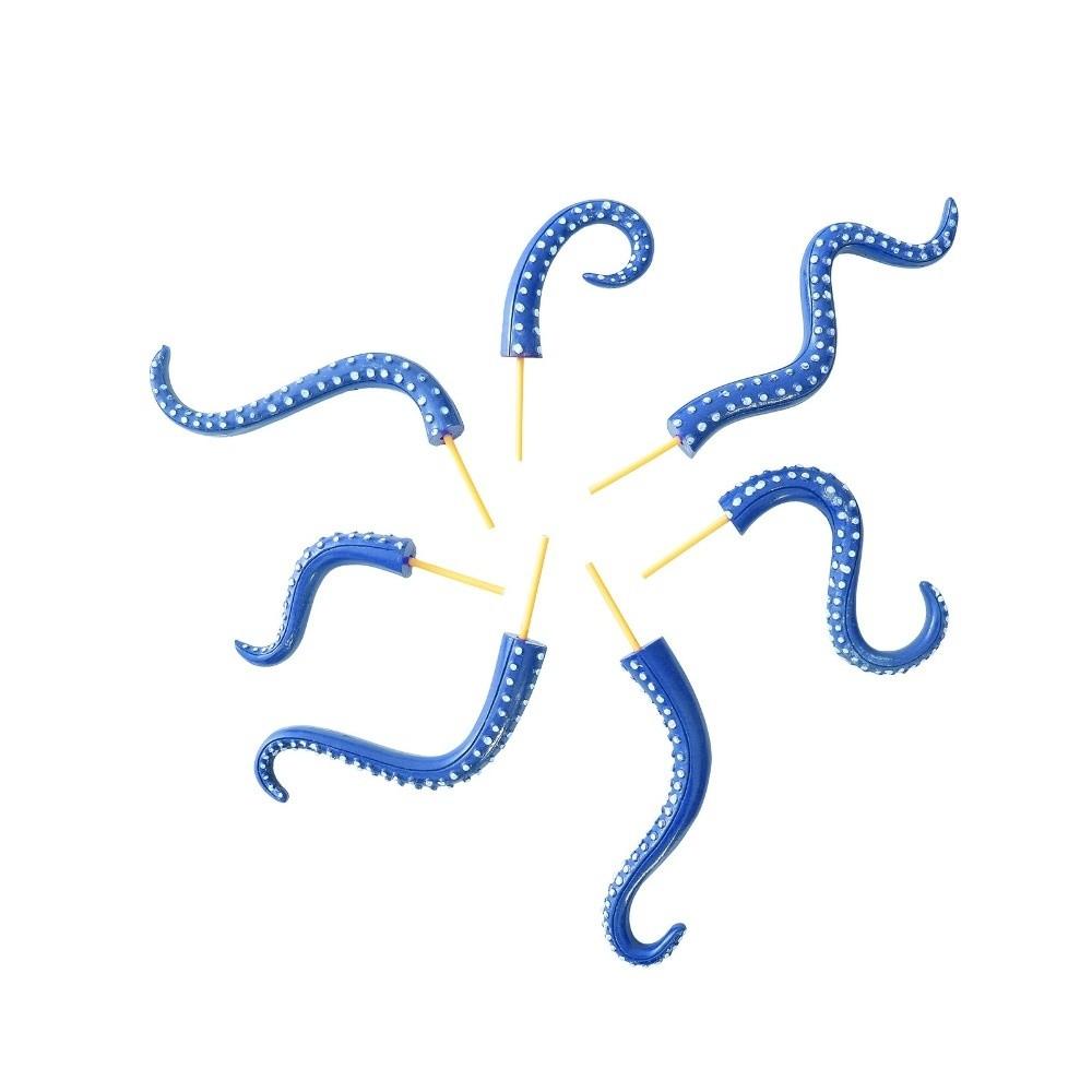 Resin Octopus Tentacle Decorative Pile Creative Flowerpot Decoration Garden Decor for 7Pcs Indoor