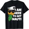 Here To Get Nauti Cruise Boat Upside Down Pineapple Swinger T-Shirt
