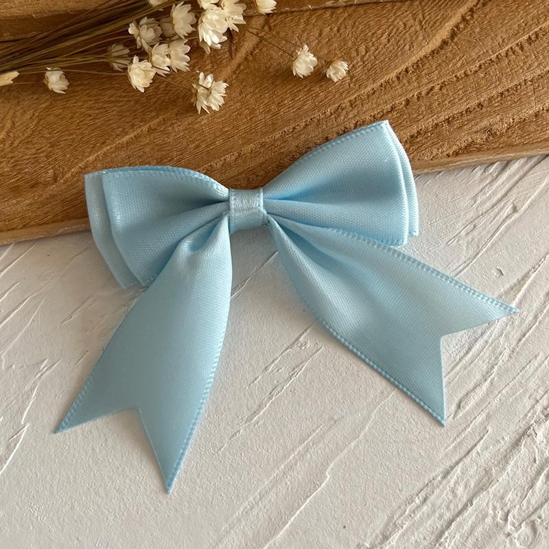 2.5cm Wide Handmade Ribbon Bow Knot for DIY Clothing & Hair Accessories, Card Holders, and Decorations
