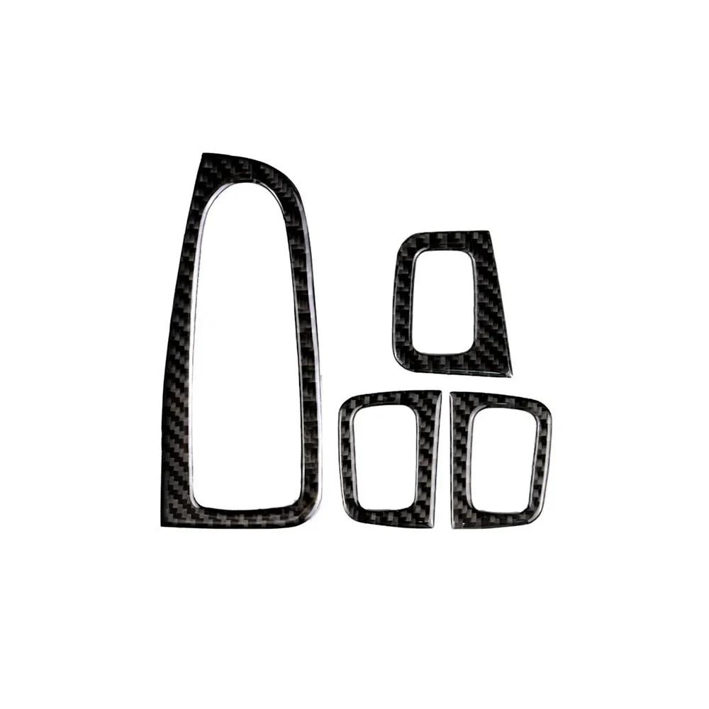 

4 шт. карбоновый переключатель стеклоподъемника подлокотник панель наклейка отделка для Mercedes Benz C Class W205 C180 C200 C300 GLC260