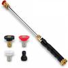 3 In 1 Jet Nozzle Power Washer for Garden Hose,High Pressure Wand with 3 High-Pressure Nozzles - Heavy Adjustable Duty Brass Connector,for Car, Patio,