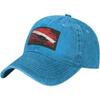 Scubas Diving Flag Distressed Baseball Cap Cotton Dad Hat Casual Adjustable Sun Hat for Unisex