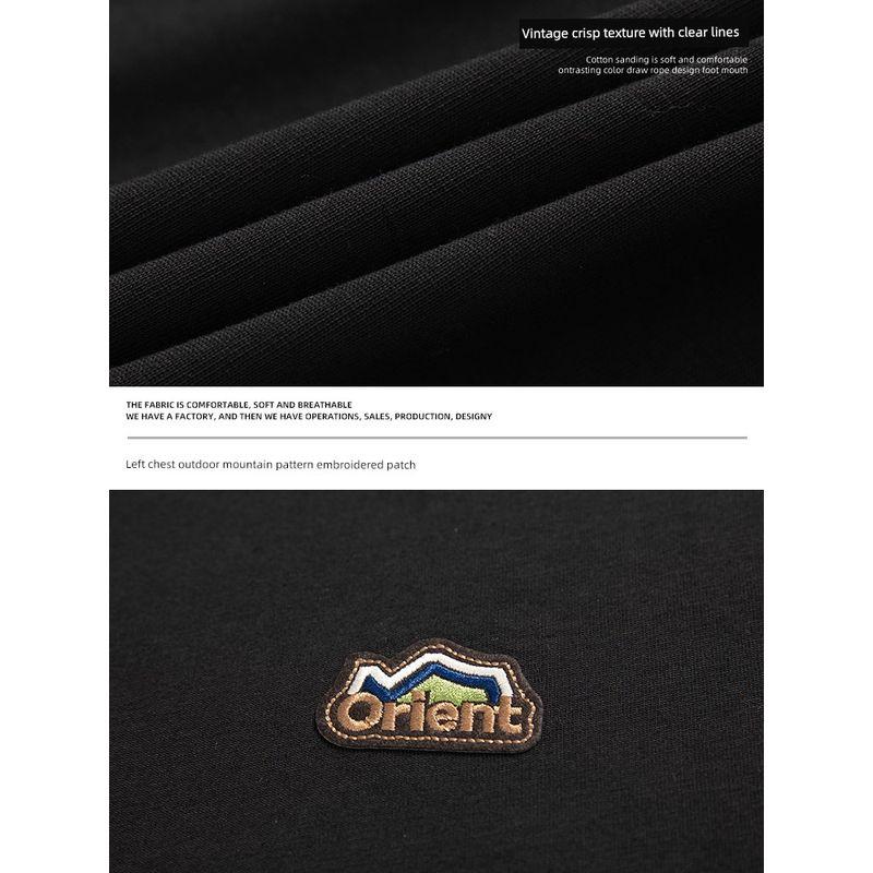 Wassup Trendy Brand Short-Sleeved Men's Spring and Summer Half-Sleeve Simple Salt-Style Couple Outfit Melard T-Shirt Pure Cotton Sports T-Shirt