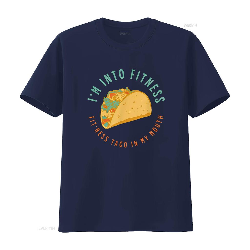 I M INTO FITNESS TACO In My Mouth Tacos Mexican Fo Women s  T Shirt Chic and Modern vintage Washed graphic