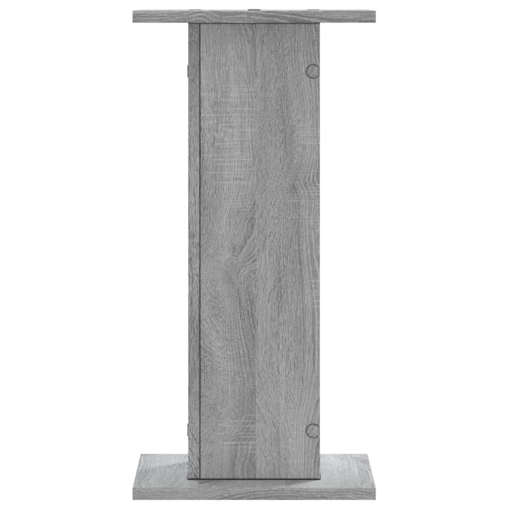 Speaker Stands 2 Pcs Grey Sonoma 30x30x60 Cm Particleboard