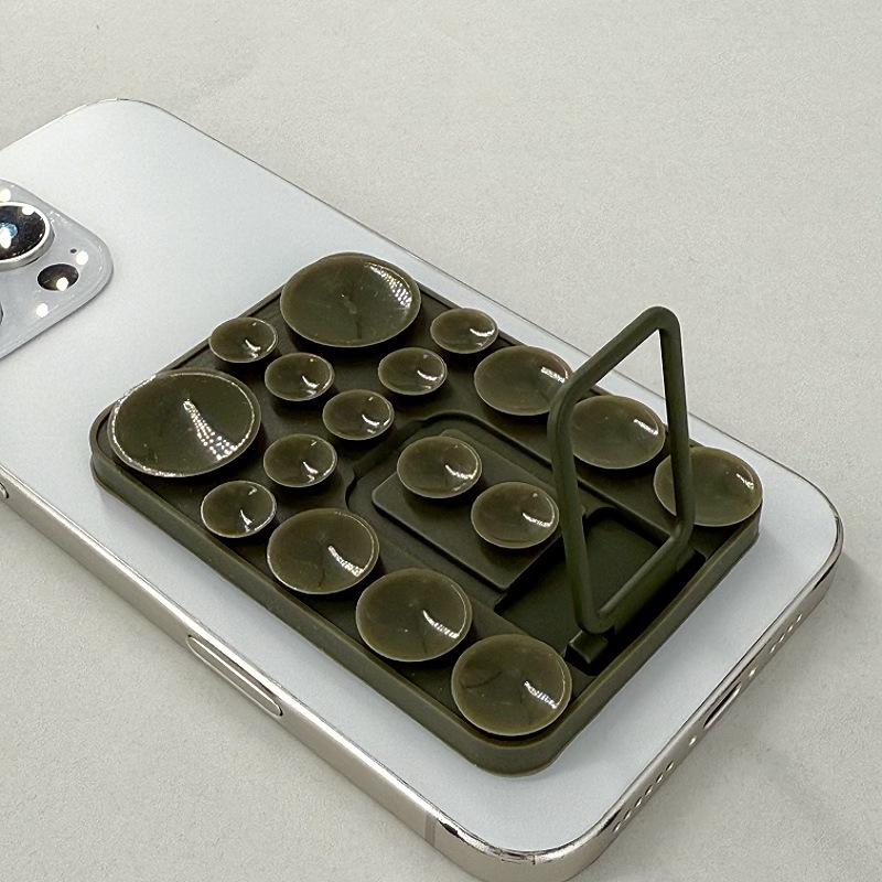 Multi-Functional Silicone Folding Suction Cup Phone Stand & Anti-Slip Back Sticker