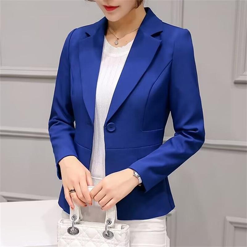 Suit Jacket for Women Spring Temperament Commuting Petite Goddess Style Slim Fit Version Small Suit Jacket for Women