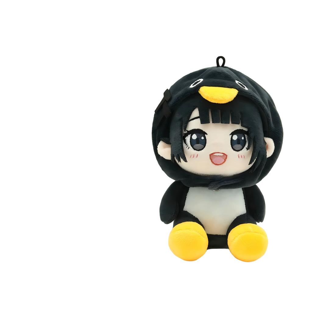 Plush Stuffed Animal Toy Soft Penguin Doll Huggable Figure for Kids and Adults Cuddly Plushie Collectible for Home Office Decor