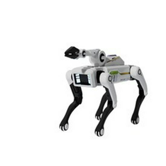 Smart AI Robot Dog with Voice Dialogue, Remote Control, Call Function, Item Pickup & Cannonball Shooter
