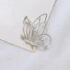 Metal Hollow Butterfly Brooch Light Luxury Badge Pin Delicate Women's Brooch  Gifts