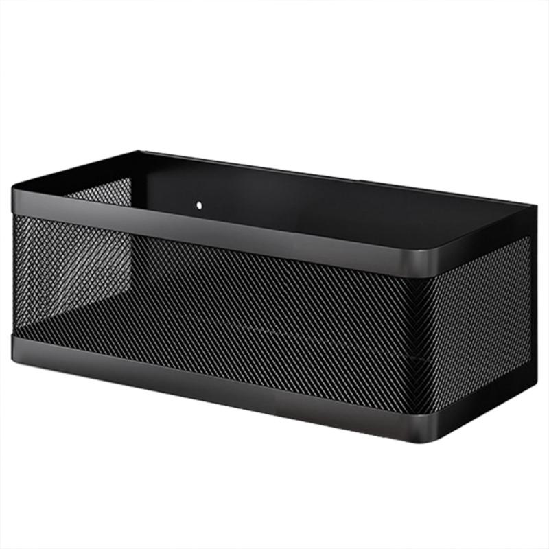 Magnetic Refrigerator Side Storage Basket Carbon Steel Condiments Storing Rack Convenient Metal Spices Bottle Holder