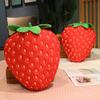 Plush Strawberry Toy Sofa Throw Pillow Office Waist Cushion Stuffed Doll Fruit