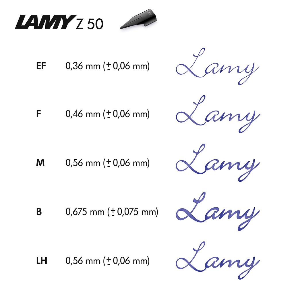 Lamy Z 50 Fine Nib Set - Black.
