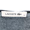 LACOSTE Made in Japan 100% wool Long sleeve V neck one piece 36 black Women Used