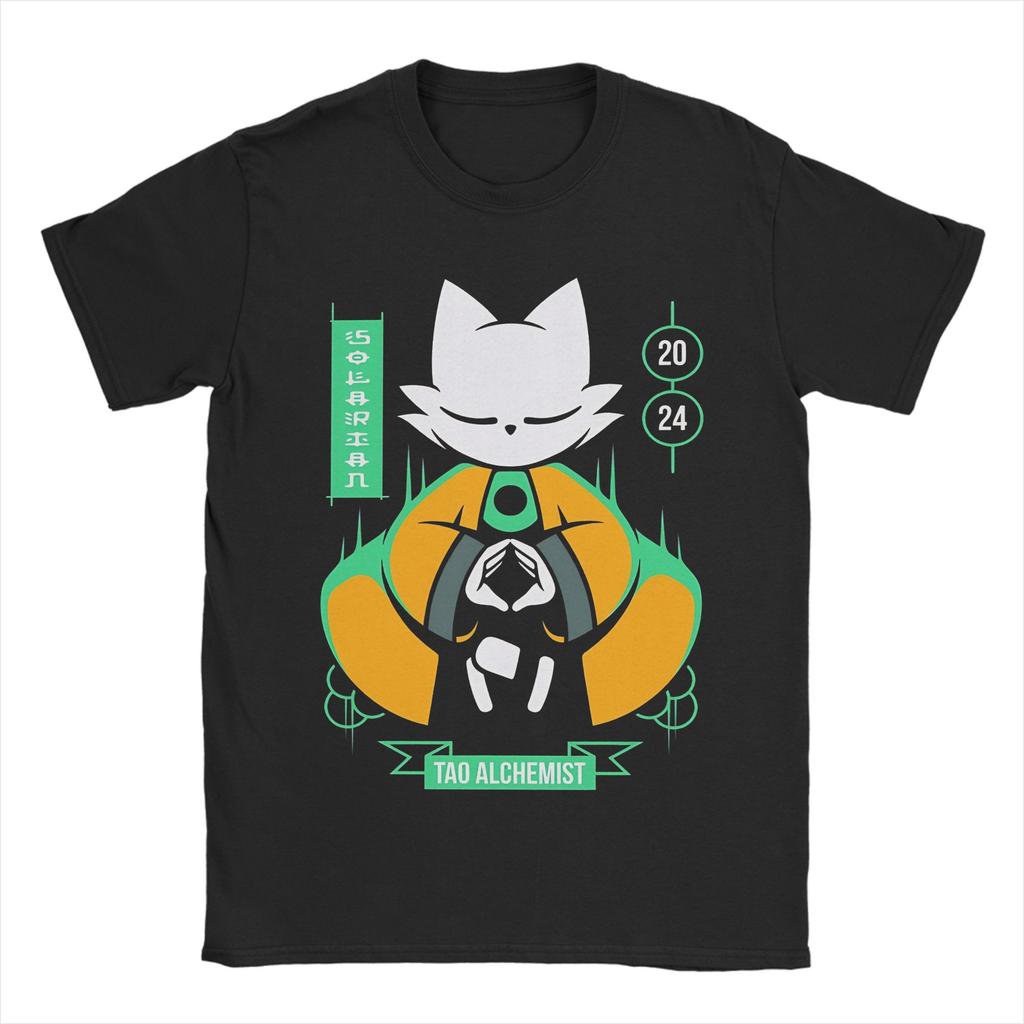 Nine Sols 9 Yi Fangshi Tao Indie Game T-Shirts für Unisex Baumwolle Freizeit-T-Shirt Rundhals-T-Shirts Kurzarm-Oberteile Geschenk
