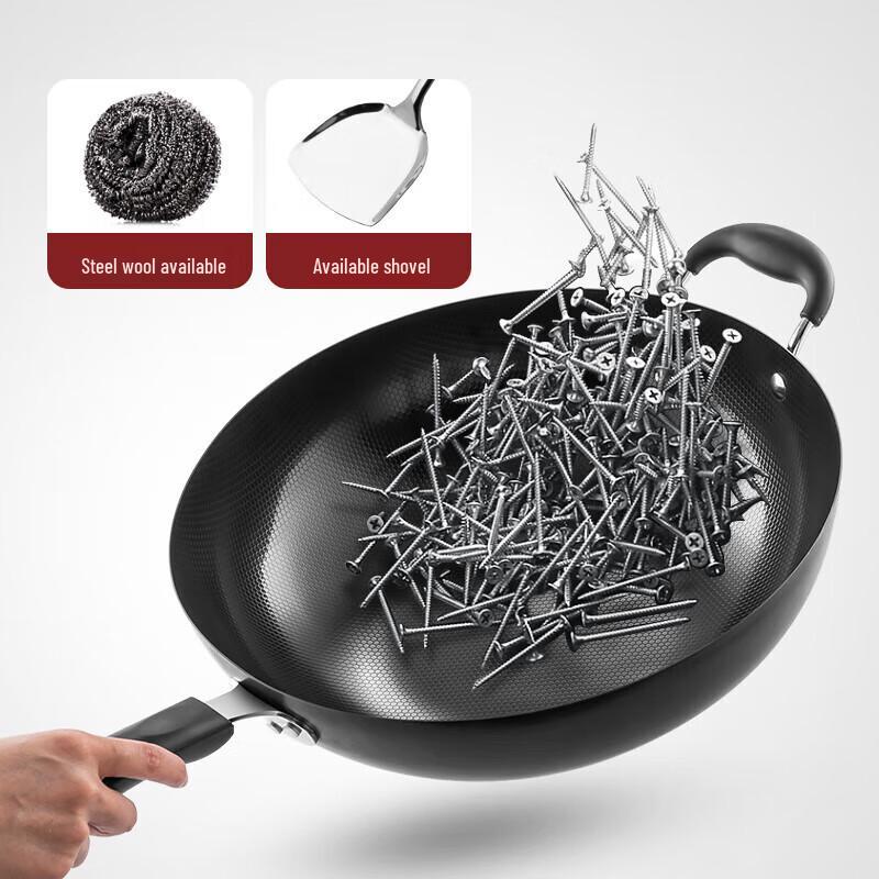 Mei Chu 32cm Refined Iron Wok