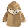New Kids Windbreaker Coat Jackets Baby Girls Polka Dot Hooded Outwear Baby Girls Coats Jacket Clothing Children Clothes Tops