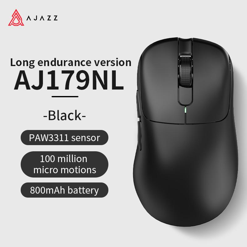 

AJAZZ AJ179NL игровая мышь беспроводной Bluetooth 2.4G приемник игровой офис чёрный