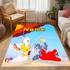 Looney Farm Animal Friends Customize Your Name Floor Rug Office Rug Suitable for Balcony Entryway Dormitory Foyer Anti-slip Rug Anime Office Decor