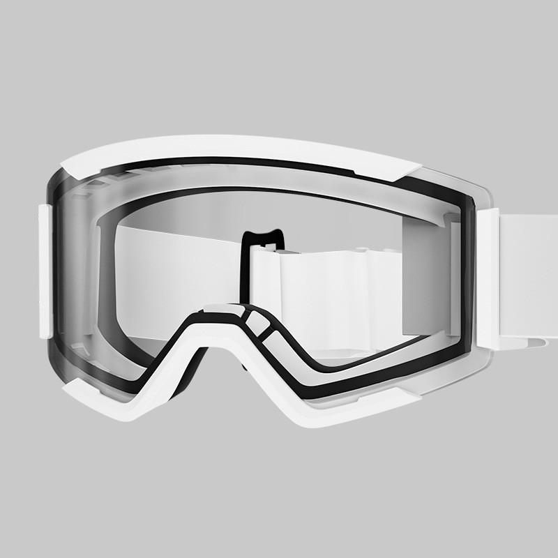 Dual-Layer Anti-Fog Ski Goggles Men Women UV Protection Windproof Snowboarding Hiking Outdoor Sports