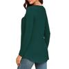 Women's T Shirt Tee  Long Sleeve Daily Weekend Fashion Basic V- Neck Regular Top