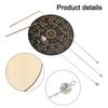 Premium 2 Piece Dowsing Rods Made of 99 9% Copper with Pendulum and Scrying Mat for Interpersonal Relationship Improvement