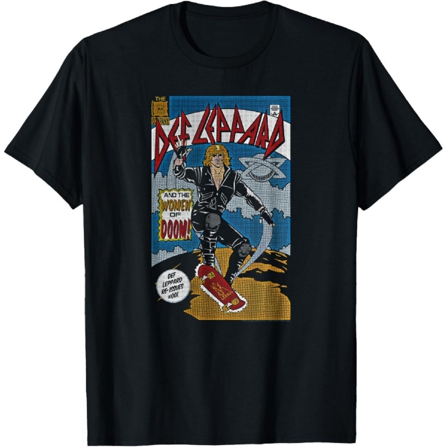 Def Leppard - Комикс Футболка XXXXXL разноцветный