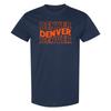 Denver Wave - Sport Football Kurzarm T-Shirt - Marine